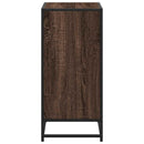 bogreol 60x35x76 cm konstrueret træ brun egetræsfarve