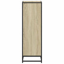 bogreol 40x35x107,5 cm konstrueret træ sonoma-eg