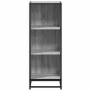 bogreol 40x35x107,5 cm konstrueret træ grå sonoma-eg