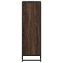 bogreol 40x35x107,5 cm konstrueret træ brun egetræsfarve