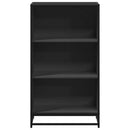 bogreol 60x35x107,5 cm konstrueret træ sort