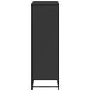 bogreol 60x35x107,5 cm konstrueret træ sort