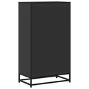 bogreol 60x35x107,5 cm konstrueret træ sort