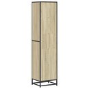 bogreol 40x35x170,5 cm konstrueret træ sonoma-eg