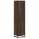 bogreol 40x35x170,5 cm konstrueret træ brun egetræ