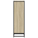 bogskab 33,5x33x107,5 cm konstrueret træ sonoma-eg