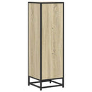 bogskab 33,5x33x107,5 cm konstrueret træ sonoma-eg