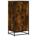skostativ 48x38x97,5 cm konstrueret træ røget egetræsfarve