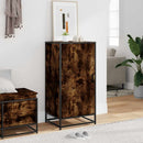 skostativ 48x38x97,5 cm konstrueret træ røget egetræsfarve