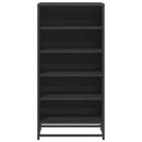 skostativ 48x38x97,5 cm konstrueret træ sort