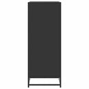 skostativ 48x38x97,5 cm konstrueret træ sort