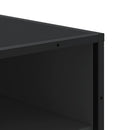 skostativ 48x38x97,5 cm konstrueret træ sort