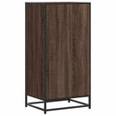 skoreol 48x38x97,5 cm konstrueret træ brun egetræsfarve