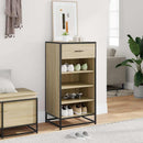 skoreol 48x38x97,5 cm konstrueret træ sonoma-eg