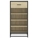 skoreol 48x38x97,5 cm konstrueret træ sonoma-eg