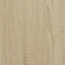 badeværelsesskab 30x30x95 cm konstrueret træ sonoma-eg