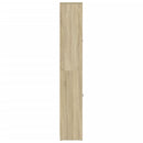 badeværelsesskab 30x30x183,5 cm konstrueret træ sonoma-eg