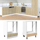 ovnskab 60x46x81,5 cm konstrueret træ sonoma-eg