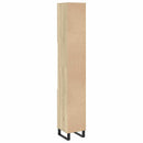badeværelsesskab 30x30x190 cm konstrueret træ sonoma-eg