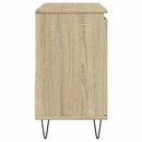 badeværelsesskab 65x33x60 cm konstrueret træ sonoma-eg