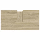 badeværelsesskab 65x33x60 cm konstrueret træ sonoma-eg