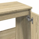 badeværelsesskab 65x33x60 cm konstrueret træ sonoma-eg