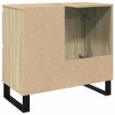 badeværelsesskab 65x33x60 cm konstrueret træ sonoma-eg