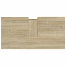 badeværelsesskab 65x33x60 cm konstrueret træ sonoma-eg