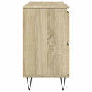 badeværelsesskab 80x33x60 cm konstrueret træ sonoma-eg