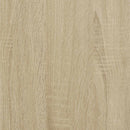 badeværelsesskab 80x33x60 cm konstrueret træ sonoma-eg