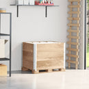 pallerammer 3 stk. 80x60 cm massivt fyrretræ