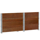 pallerammer 3 stk. 80x60 cm massivt fyrretræ brun