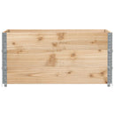 pallerammer 3 stk. 120x80 cm massivt fyrretræ