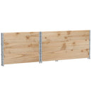 pallerammer 3 stk. 120x80 cm massivt fyrretræ