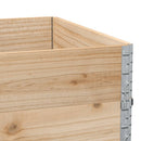 pallerammer 3 stk. 120x80 cm massivt fyrretræ