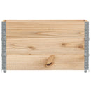 pallerammer 3 stk. 100x50 cm massivt fyrretræ