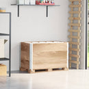 pallerammer 3 stk. 100x50 cm massivt fyrretræ