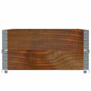 plantekasse 120x80 cm massivt fyrretræ brun