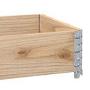 plantekasse 100x50 cm massivt fyrretræ