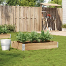 plantekasse 100x50 cm massivt fyrretræ