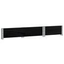 plantekasse 100x50 cm massivt fyrretræ sort