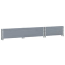 plantekasse 100x50 cm massivt fyrretræ grå