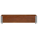 plantekasse 100x50 cm massivt fyrretræ brun