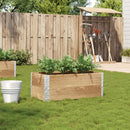 plantekasse 100x50 cm massivt fyrretræ