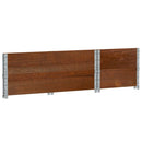 plantekasse 100x50 cm massivt fyrretræ brun