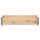 plantekasse 100x100 cm massivt fyrretræ