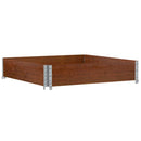 plantekasse 100x100 cm massivt fyrretræ brun
