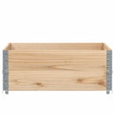 plantekasse 100x100 cm massivt fyrretræ