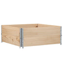plantekasse 100x100 cm massivt fyrretræ