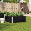plantekasse 100x100 cm massivt fyrretræ sort